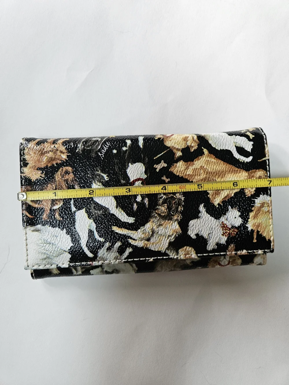 Sydney Love Polka Dot Dog Cat Print Wallet Trifold